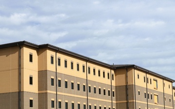 January 2025 barracks construction operations for South Barracks Project at Fort McCoy