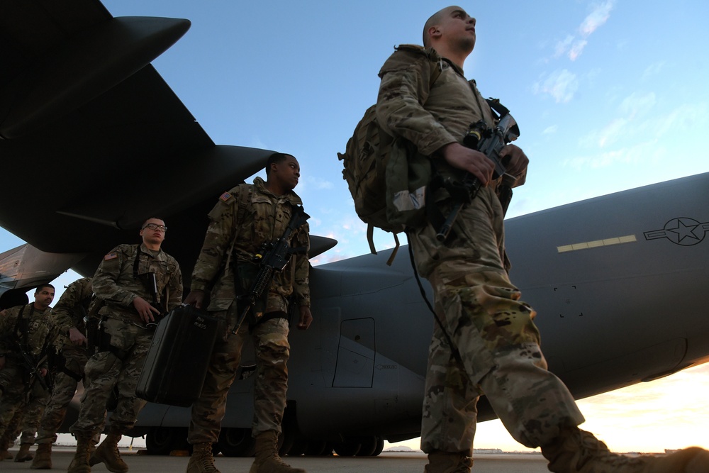 66th MP Co. arrives in Texas in support of southern border mission