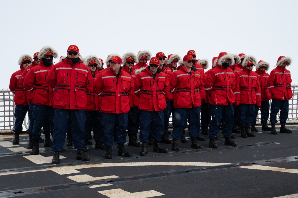 USCGC Polar Star (WAGB 10) holds quarters in McMurdo Sound during Operation Deep Freeze BY: Petty Officer 2nd Class Briana Carter