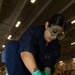 USS Gerald R. Ford (CVN 78) Sailors conduct routine maintenance