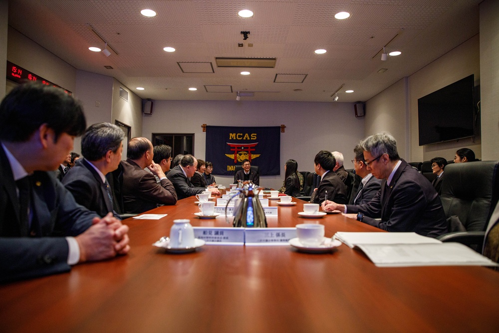 Leadership from Misawa Air Base visit Marine Corps Air Station Iwakuni