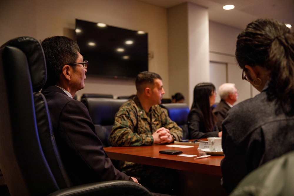 Leadership from Misawa Air Base visit Marine Corps Air Station Iwakuni