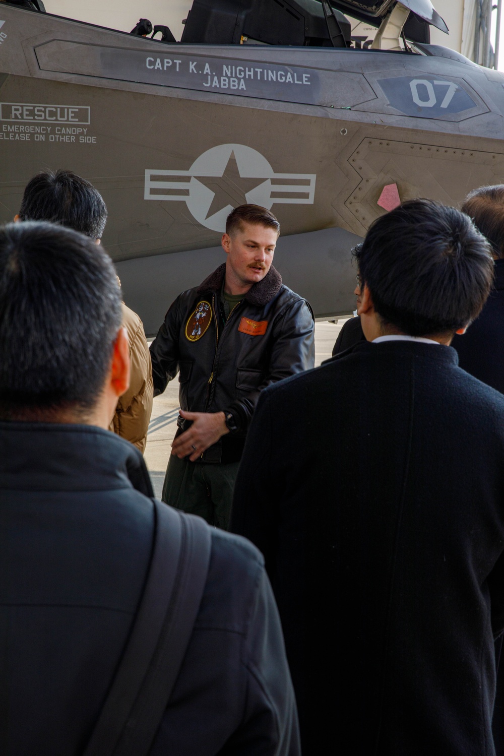 Leadership from Misawa Air Base visit Marine Corps Air Station Iwakuni