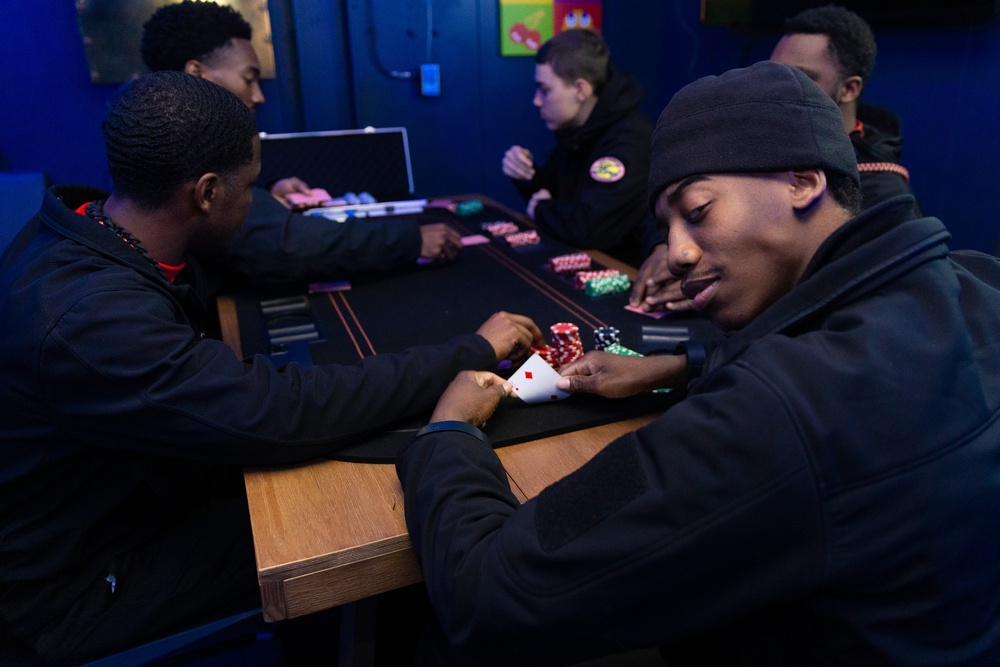 USS Gerald R. Ford (CVN 78) Sailors conduct routine operations