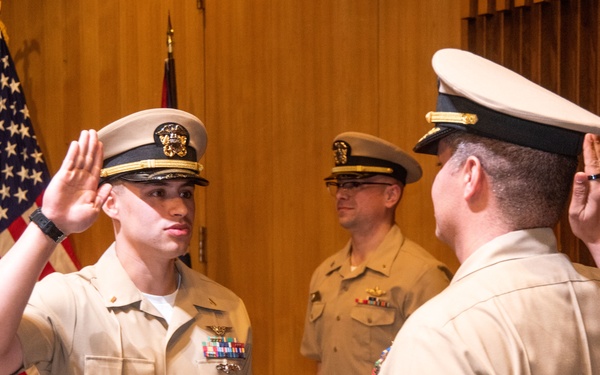 USS Ronald Reagan (CVN 76) Sailor commissions