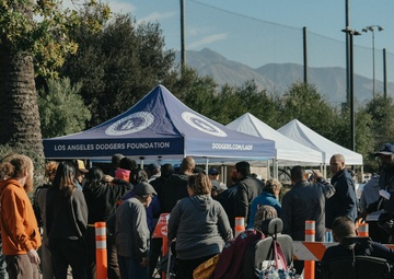 FEMA attends Robinson Park Dodgers Community Giveaway