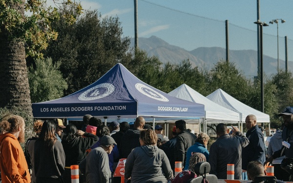 FEMA attends Robinson Park Dodgers Community Giveaway