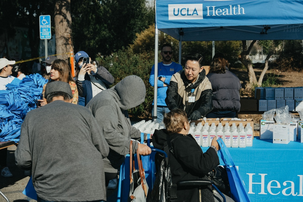 FEMA attends Robinson Park Dodgers Community Giveaway