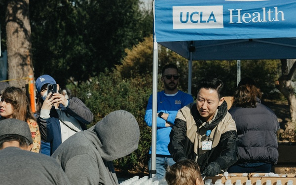 FEMA attends Robinson Park Dodgers Community Giveaway