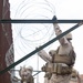 1st CEB Marines set up concertina wire to assist with border security mission