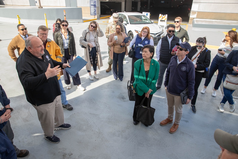 House Appropriations Committee Visits the UCLA Disaster Recovery Center