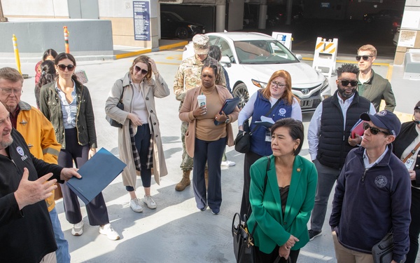 House Appropriations Committee Visits the UCLA Disaster Recovery Center