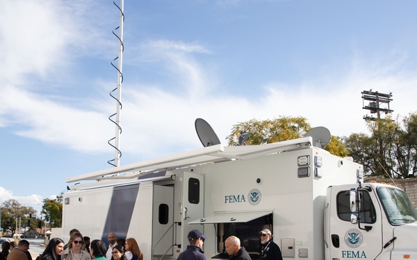 House Appropriations Committee Visits the UCLA Disaster Recovery Center