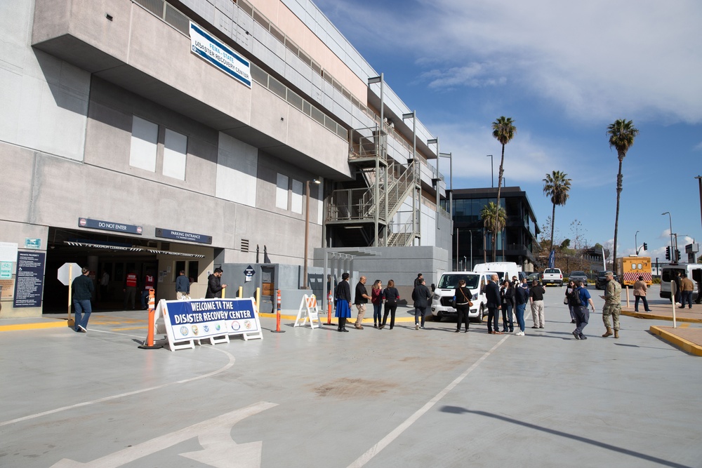 House Appropriations Committee Visits the UCLA Disaster Recovery Center