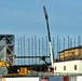 January 2025 barracks construction operations for East Barracks Project at Fort McCoy