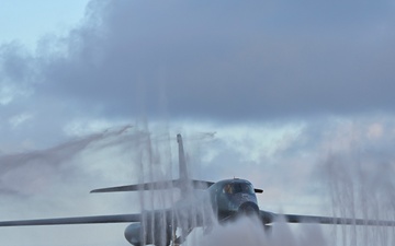 Bomber squadron uses “birdbath” to keep B-1B Lancers mission ready during BTF 25-1