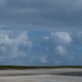 A pair of 34th Expeditionary Bomb Squadron B-1B Lancers perform dual runway takeoff at Andersen Air Force Base during BTF 25-1