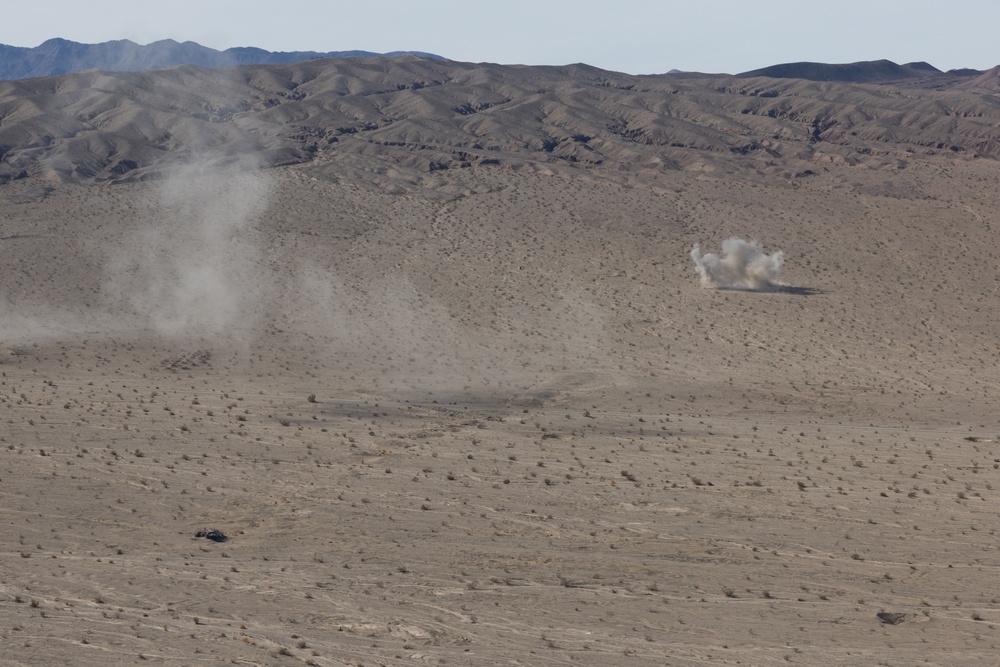 HMLA-269 conducts close air support training in support of SLTE 1-25