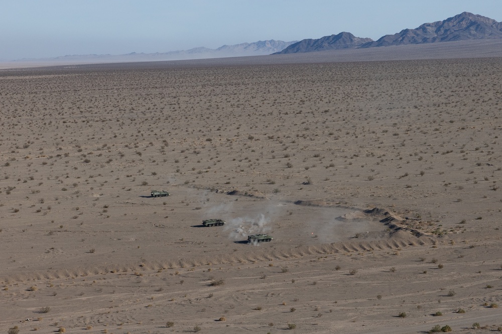 HMLA-269 conducts close air support training in support of SLTE 1-25