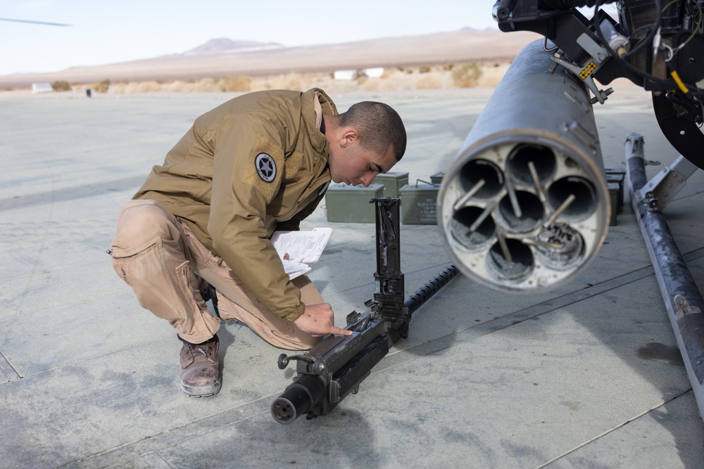 HMLA-269 conducts close air support training in support of SLTE 1-25