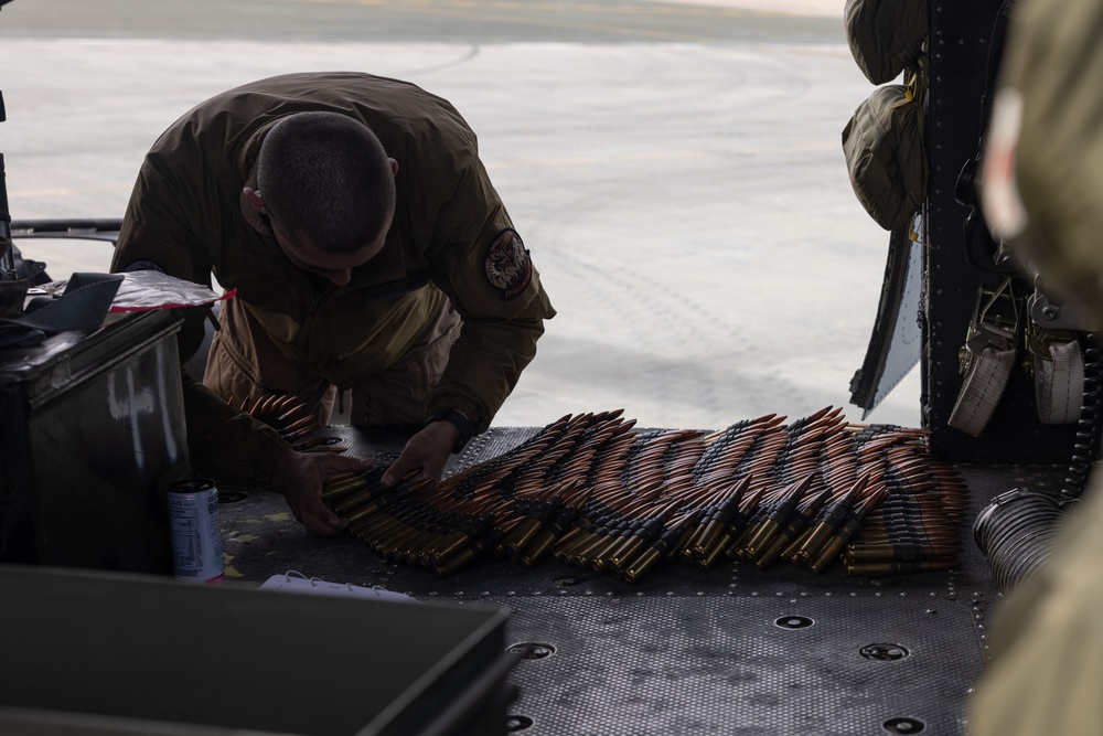 HMLA-269 conducts close air support training in support of SLTE 1-25