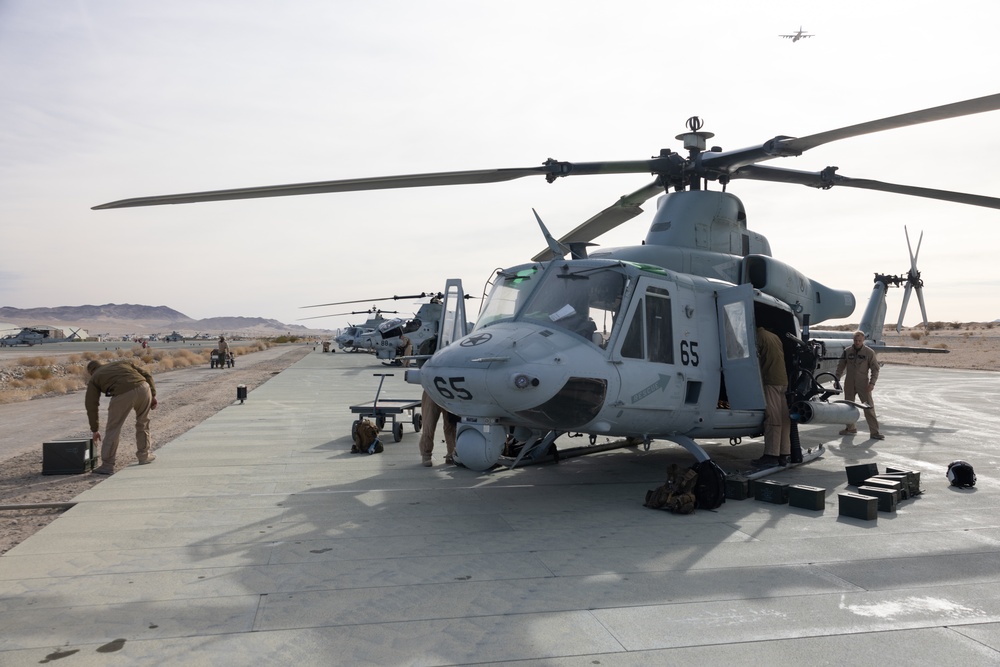 HMLA-269 conducts close air support training in support of SLTE 1-25