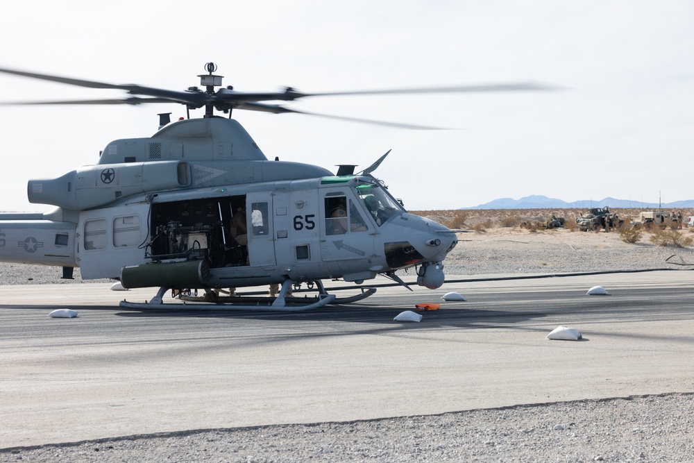 HMLA-269 conducts close air support training in support of SLTE 1-25