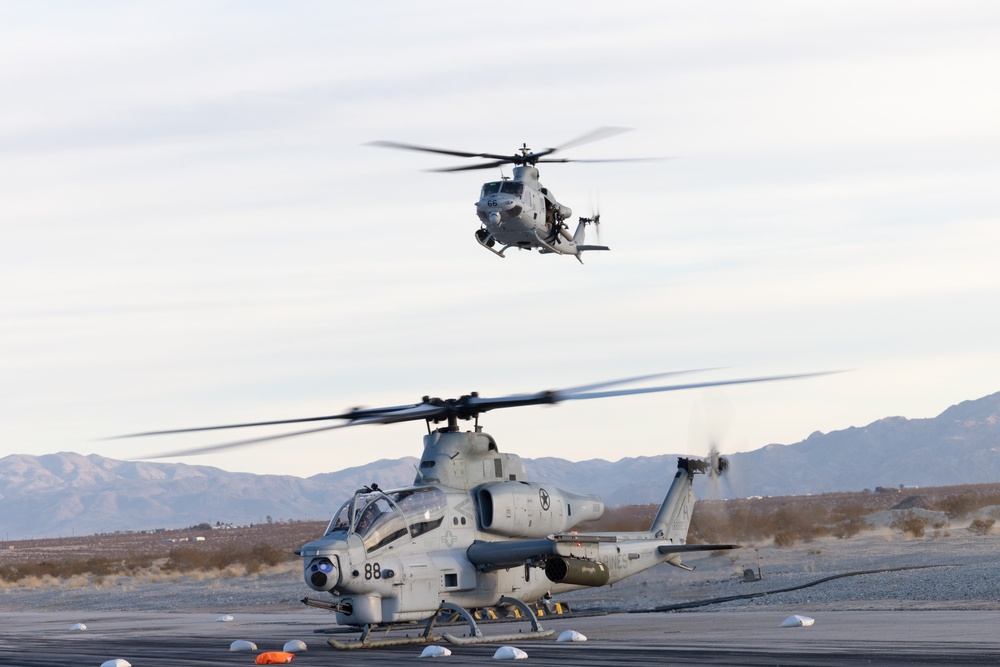 HMLA-269 conducts close air support training in support of SLTE 1-25