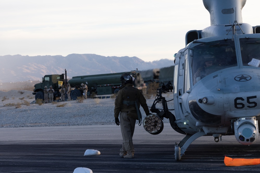 HMLA-269 conducts close air support training in support of SLTE 1-25