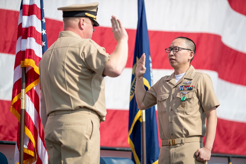 Tripoli Holds A Ceremony For Warrant Officer