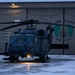 An Alaska Air National Guard HH-60G Pave Hawk helicopter departs Eielson AFB, AK on a routine training flight.