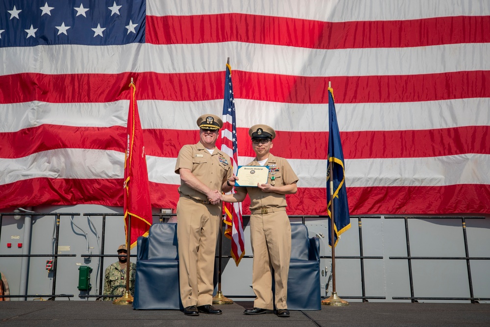 Tripoli Holds Warrant Officer Ceremony