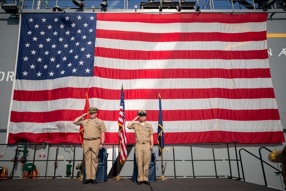 Tripoli Holds Warrant Officer Ceremony