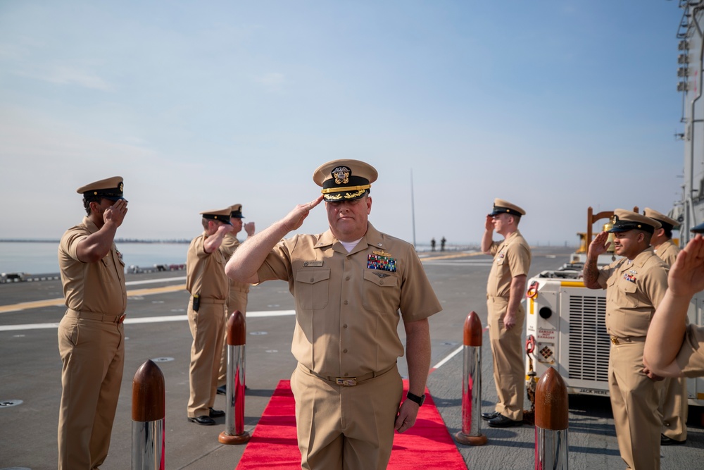 Tripoli Holds Warrant Officer Ceremony