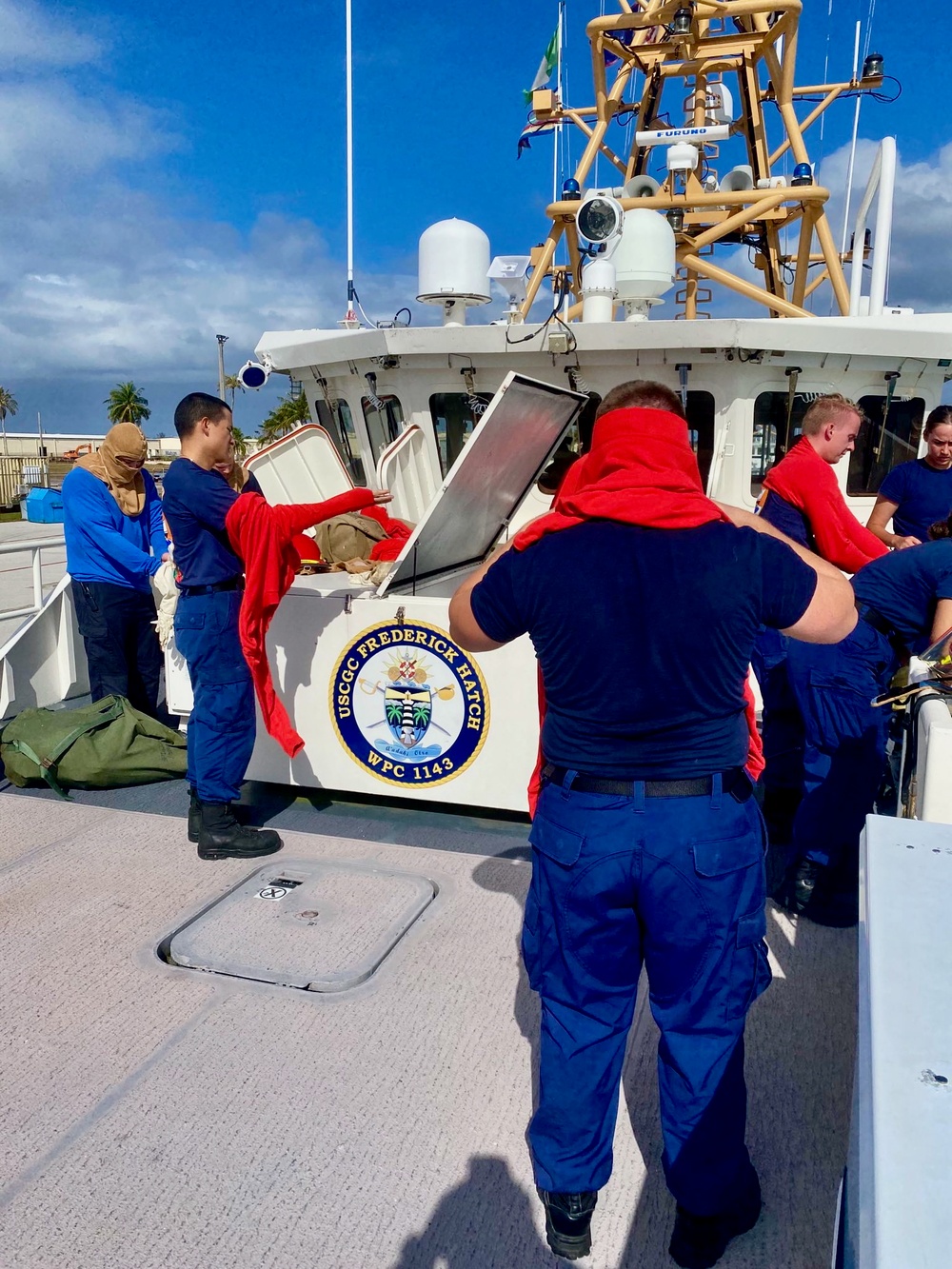 USCGC Frederick Hatch conducts TSTA