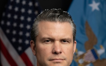 29th Secretary of Defense Pete Hegseth Official Portrait