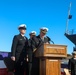 USS Dewey hosts a change of command ceremony in Yokosuka, Japan