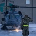 An Alaska Air National Guard HH-60G Pave Hawk helicopter departs Eielson AFB, AK on a routine training flight.