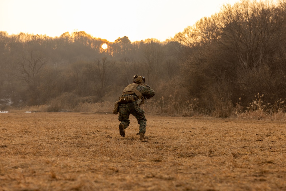 U.S. Marines Execute a Live-Fire Range during Korea Viper 25.2