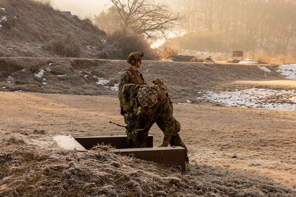 U.S. Marines Execute a Live-Fire Range during Korea Viper 25.2