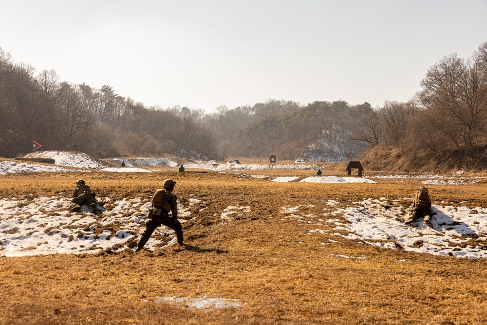 U.S. Marines Execute a Live-Fire Range during Korea Viper 25.2