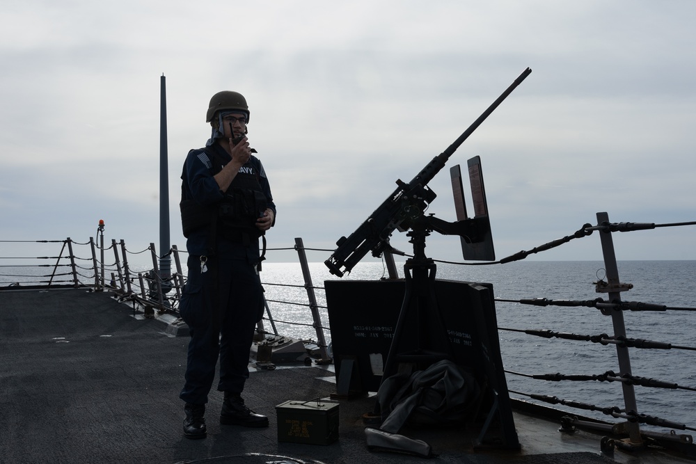 USS Oscar Austin (DDG 79) Conducts SCAT Quick Draw Drill