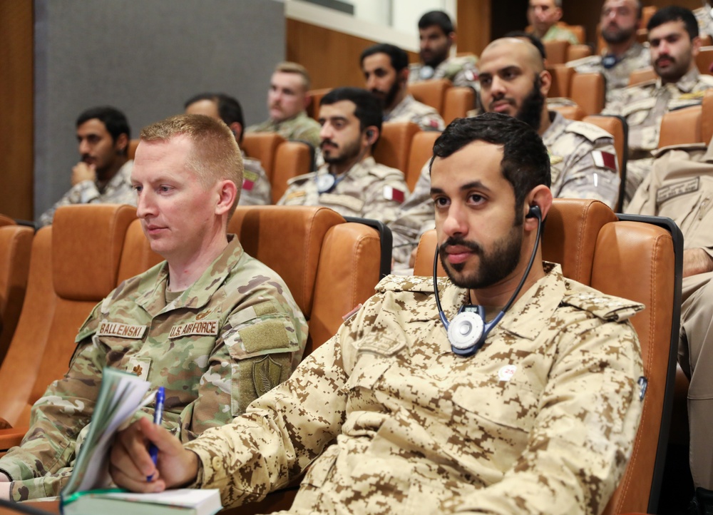 U.S. and GCC Eagle Resolve 25 participants receive Integrated Air and Missile Defense (IAMD) lecture