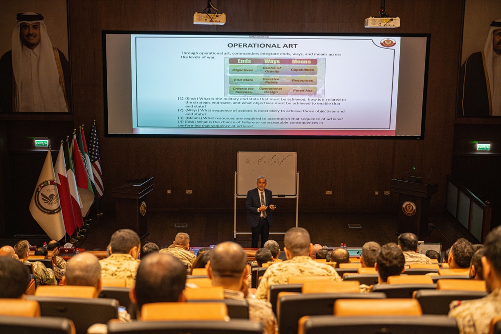 Exercise Eagle Resolve 25 participants receive Qatar-led Joint Operations Planning Process training