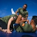 UFC fighter Erik Anders trains with NAVROTA Airmen during Warrior Heart Day