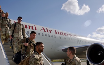 Bravo Battery, 1st Battalion, 1st Air Defense Artillery Regiment returns from Middle East deployment