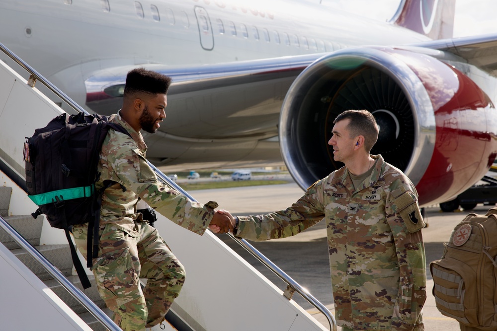 Bravo Battery, 1st Battalion, 1st Air Defense Artillery Regiment returns from Middle East deployment