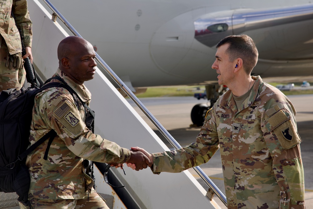 Bravo Battery, 1st Battalion, 1st Air Defense Artillery Regiment returns from Middle East deployment