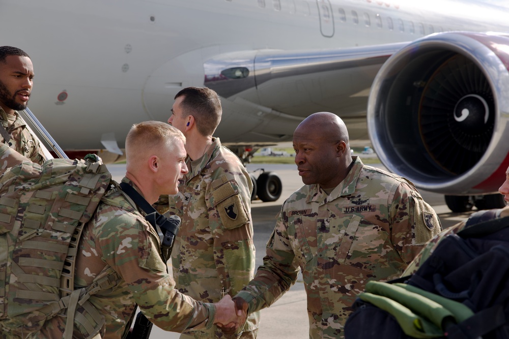 Bravo Battery, 1st Battalion, 1st Air Defense Artillery Regiment returns from Middle East deployment