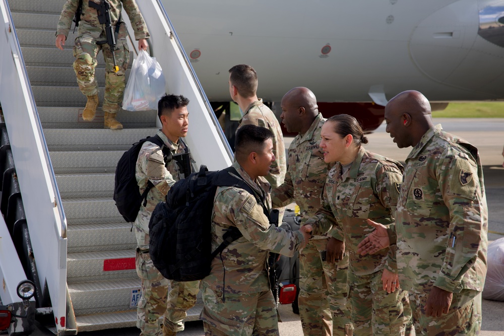 Bravo Battery, 1st Battalion, 1st Air Defense Artillery Regiment returns from Middle East deployment